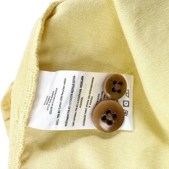 RE/DONE 90s Trouser Cotton Short Relaxed Fit in Washed Buttercream size 31 NWT - Picture 6 of 8